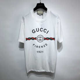 Gucci Firenze 1921 T-shirt ‎616036 White