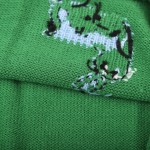 Gucci Freya Hartas animal wool sweater Green