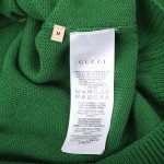 Gucci Freya Hartas animal wool sweater Green