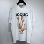 Gucci Freya Hartas ICCUG print T shirt