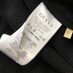 Gucci GG flocked print cotton fleece sweatshirt Black ‎768499