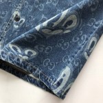 Gucci GG Liquid Hearts Denim Shirt 78381