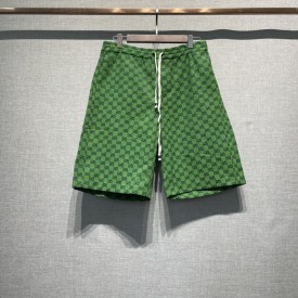 Gucci GG Multicolour canvas shorts Green