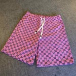 Gucci GG Multicolour canvas shorts Red