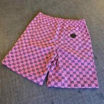 Gucci GG Multicolour canvas shorts Red