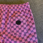 Gucci GG Multicolour canvas shorts Red