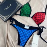 Gucci GG Multicolour jersey bikini