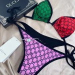 Gucci GG Multicolour jersey bikini