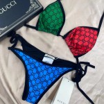 Gucci GG Multicolour jersey bikini