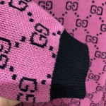 Gucci GG Multicolour wool cotton jumper pink