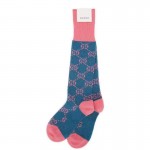 Gucci GG Pattern Cotton Blend Socks Pink