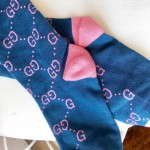 Gucci GG Pattern Cotton Blend Socks Pink