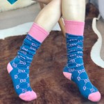 Gucci GG Pattern Cotton Blend Socks Pink