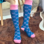 Gucci GG Pattern Cotton Blend Socks Pink