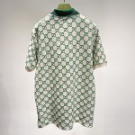 Gucci GG Stretch Cotton Polo Green