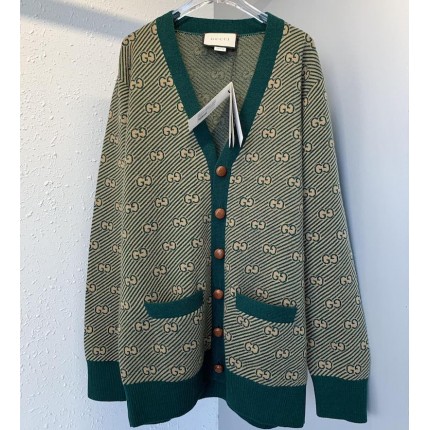 Gucci GG stripe Wool Cardigan