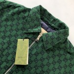 Gucci GG wool flannel padded overshirt ‎770330