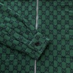 Gucci GG wool flannel padded overshirt ‎770330