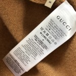 Gucci GG wool hooded sweatshirt Camel ‎770582