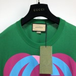 Gucci Interlocking G heart T-Shirt Green