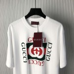 Gucci interlocking G print cotton T-shirt white ‎788093