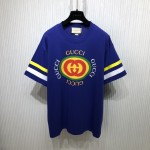 Gucci Cotton jersey T-shirt Blue 616036