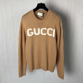 Gucci Knit wool jumper with Gucci intarsia ‎761539