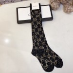 Gucci Lame GG socks Women Black