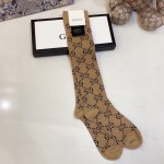 Gucci Lame GG socks Women Gold