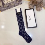 Gucci Lame GG socks Women Navy