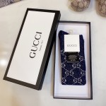 Gucci Lame GG socks Women Navy