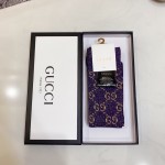 Gucci Lame GG socks Women Purple