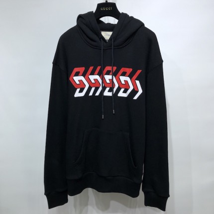 Gucci Jersey sweatshirt with Gucci mirror print