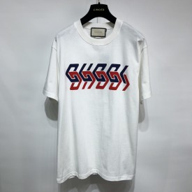 Replica Gucci mirror print t shirt