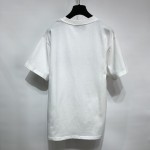 Gucci Cotton jersey T-shirt with Gucci mirror print white