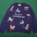 Gucci Navy Freya Hartas Edition 'Eschatology' Sweater