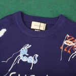 Gucci Navy Freya Hartas Edition 'Eschatology' Sweater