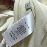 Gucci Oversize washed T-shirt with Gucci logo White