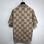 Gucci Pineapple GG canvas bowling shirt ‎677050