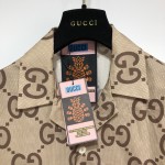 Gucci Pineapple GG canvas bowling shirt ‎677050