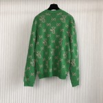 Gucci Pineapple GG jacquard sweater Green