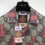 Gucci Pineapple GG print bowling shirt ‎669202