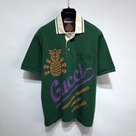 Replica Gucci Pineapple polo shirt