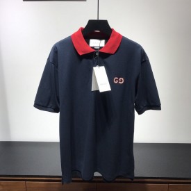 Replica Gucci Polo with GG Embroidery