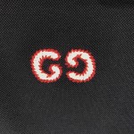 Gucci Polo with GG Embroidery Navy