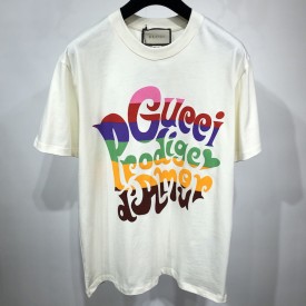 Replica Gucci Prodige d'Amour' print T-shirt