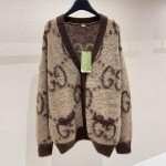 Gucci Reversible GG mohair wool cardigan ‎635160