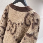 Gucci Reversible GG mohair wool cardigan ‎635160