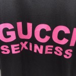 Gucci Sexiness print oversize T-shirt Black