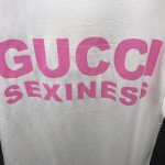 Gucci Sexiness print oversize T-shirt White